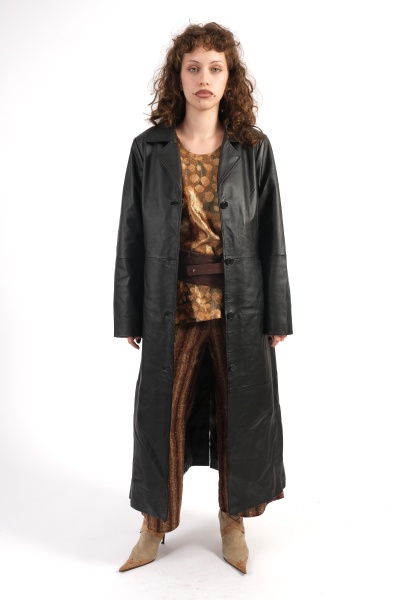 Trench din piele