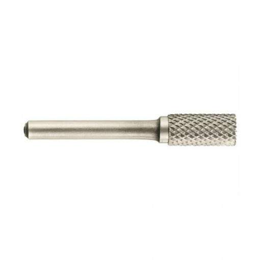 Freza din carbura de tungsten forma A - cilindrica, cu tais dublu (incrucisat) tip D
