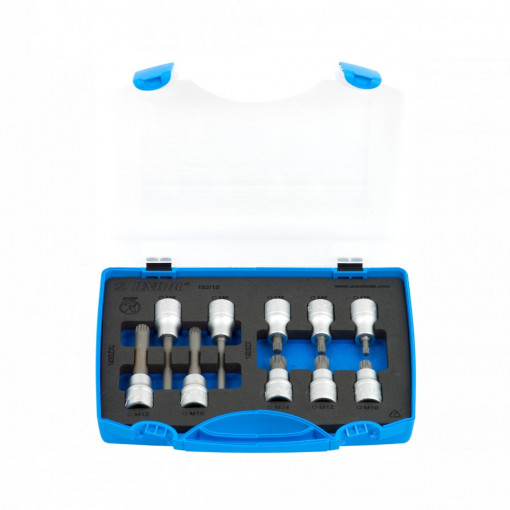 Set de capete chei tubulare cu profil ZX 1/2" - 192/15