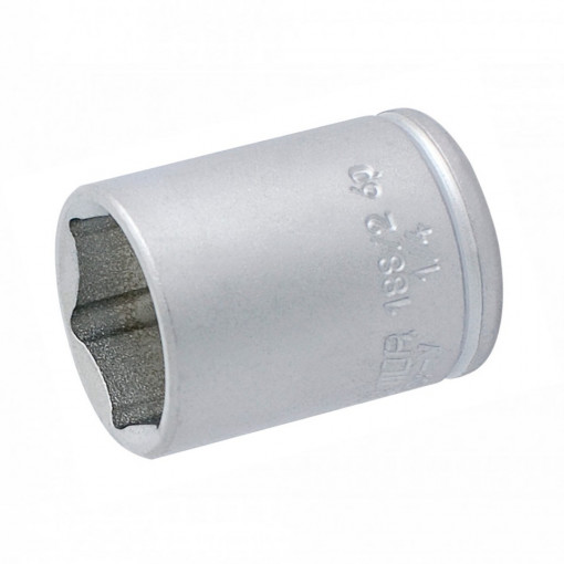 Capat cheie tubulara 1/4", cu 6 laturi - 188/2 6p