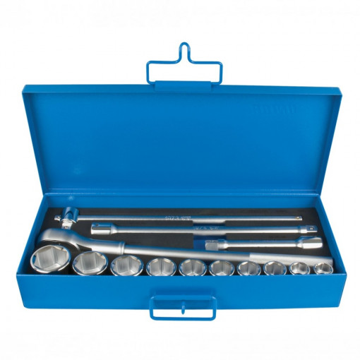 Trusa capete chei tubulare 3/4" in cutie metalica - 197MB2