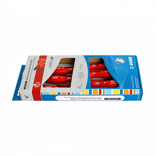   Set de surubelnite VDE cu profil plat si PH, izolate la 1000 V - 603CS6AVDE