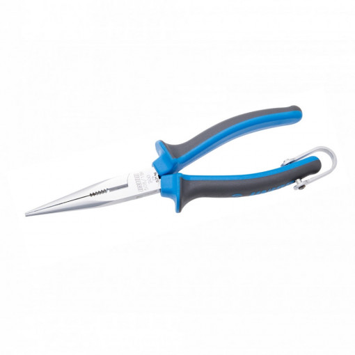 Cleste cu varfuri semirotunde si tais lateral cu inel pentru carabiniera - 508/1BI-H