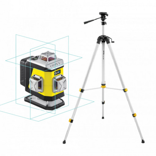 Laser in cruce cu raza albastra - CL4B + trepied SJJ-M1