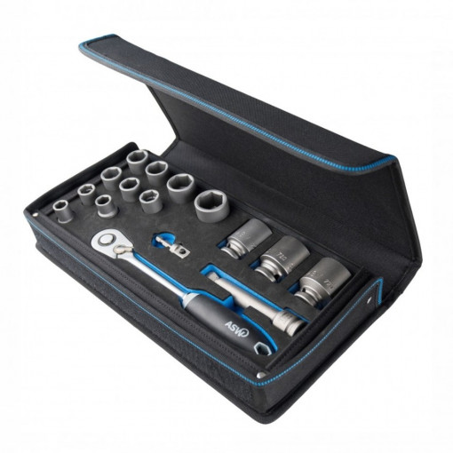 Trusa capete tubulare de impact scurte 1/2" - TP-16 720/721