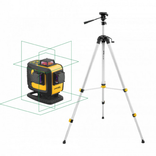 Laser in cruce cu raza verde - CL4G + trepied SJJ-M1