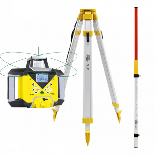 Nivela laser multifunctionala cu aliniere automata - NL740G Digital + trepied SJJ1 + stadie LS24