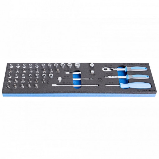 Set de capete chei tubulare si accesorii 1/2" in modul SOS - 964ECO5
