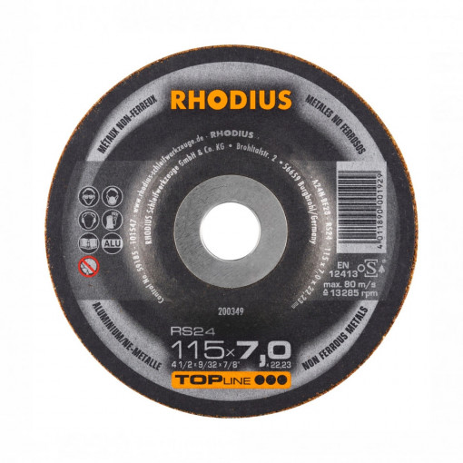 Discuri abrazive, polizare aluminiu - RS24