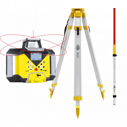Nivela laser multifunctionala cu aliniere automata - NL720R Digital + trepied SJJ1 + stadie LS24
