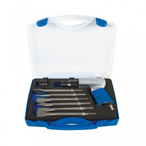 Pistol pneumatic percutor cu set de dalti - 1514PB