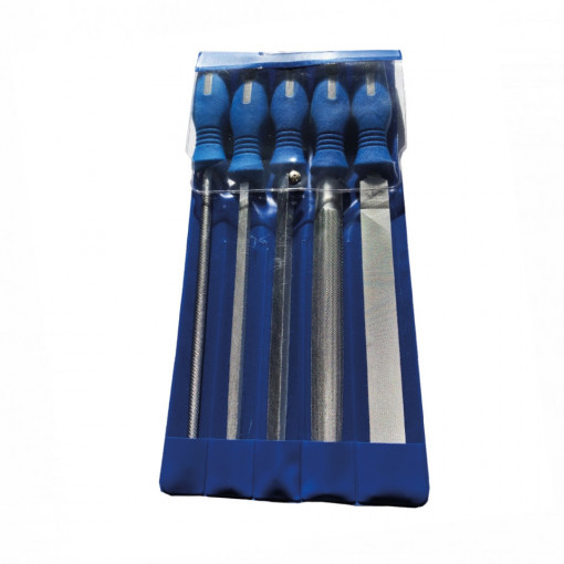 Set 5 pile semifine 72 HRC 200 mm cu maner plastic CX CHROMINOX® - 0322200-CP