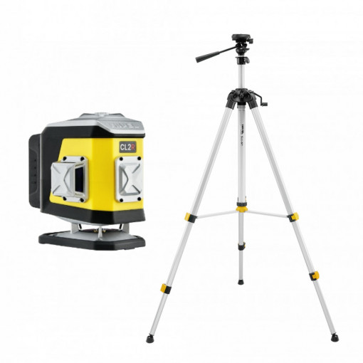 Laser in cruce cu raza rosie (2x360º) CL2R + trepied SJJ-M1EX