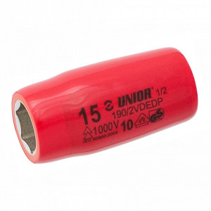 Capete chei tubulare 1/2" izolate la 1000 V in cutie metalica - 190VDEDP6P13B - Img 3