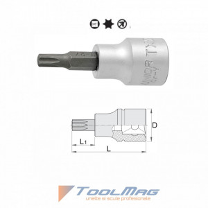 Capete chei tubulare cu profil TX exterior 3/8" - 236/2TX - Unior 2