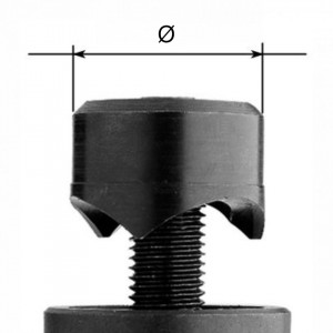 Capete de poanson pe rulment (15.2- 63.5 mm), cu bulon de strangere, pentru perforarea tablei - Img 2