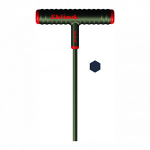 Cheie cu maner in T si profil hexagonal, varianta scurta - Power T Hex 6 - Img 2