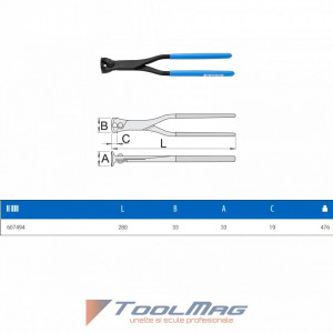Cleste plasa de sarma pentru conditii grele - 529/4P - UNIOR  desen