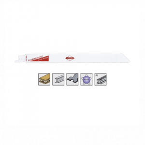Set 5 panze pentru fierastrau sabie, dinti ceaprazuiti, HSS Bimetal - 8929 - RUKO