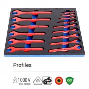 Set de chei fixe simple izolate la 1000 V in modul SOS - 964VDE1 - Img 2