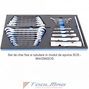 Set de scule de 325 piese in module SOS in carucior de scule 940EV6 - 1011AEV6 - Img 3