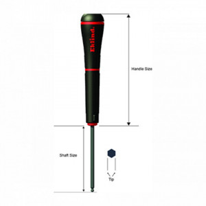 Surubelnite cu profil hexagonal varf sferic, cap rotativ - Ball-Hex inch PSD - Img 2