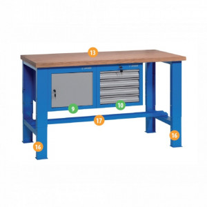 Banc de lucru modular - Modul 7 - 990MA7 - Unior detalii