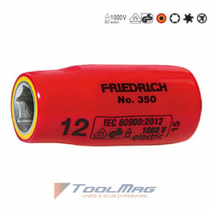 Cap cheie tubulara 1/2" izolat la 1000 V - FR350 - Img 2