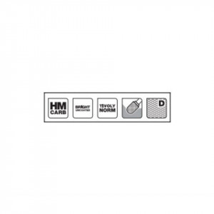 Freza din carbura de tungsten forma C - cilindrica cu cap rotunjit, ascutire dubla tip D - Img 3