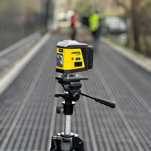 Laser in cruce cu raza rosie CL1R + trepied SJJ-M1EX - Img 4