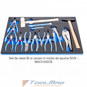 Set de scule de 325 piese in module SOS in carucior de scule 940EV6 - 1011AEV6 - Img 4