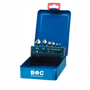 Trusa tesitoare cu prindere 1/4" conice, 6 piese, KSB6
