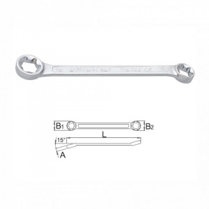 Chei inelare duble drepte cu profil TX - 182/2BTX - Img 2