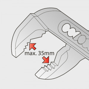 Cleste reglabil izolat la 1000 V - 447/1VDEBI - Img 3