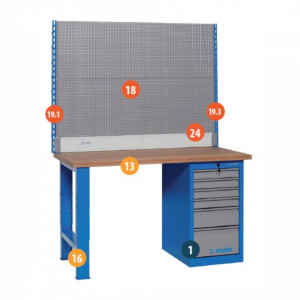 Banc de lucru modular - Modul 6 - 990MA6 - Img 2