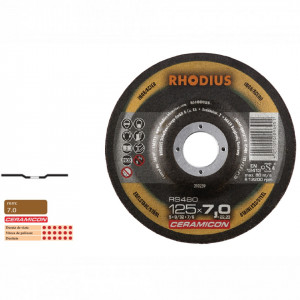 Discuri abrazive pentru polizare inox/otel/fonta (115-230 mm) - RS480 - Img 3