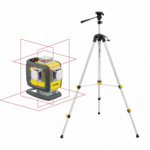 Laser in cruce cu raza rosie - CL4D-R + trepied SJJ-M1EX