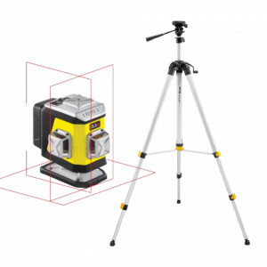 Laser în cruce multifunctional cu raza rosie (3x 360°) CL3R + trepied SJJ-M1 - Nivel System