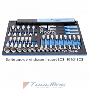 Set de scule de 325 piese in module SOS in carucior de scule 940EV6 - 1011AEV6 - Img 6