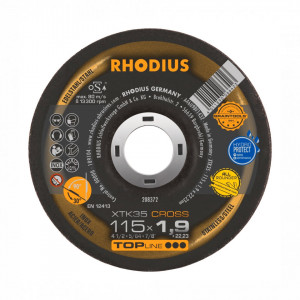 Discuri abrazive debitare inox/otel (115-125 mm) - XT35 CROSS