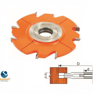 Freze cu alezaj, reglabile, pentru uluc, cu placute brazate CMS - 0138999S - Img 2