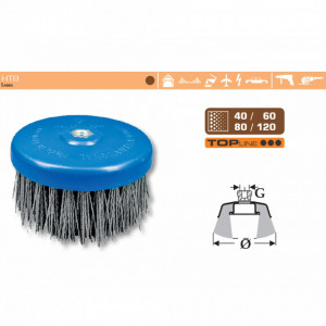 Perii cupa cu prindere pe filet, din nailon, pentru lemn - HTB - Img 2