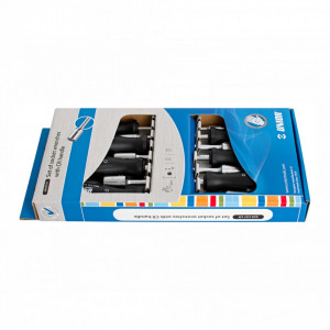 Set de surubelnite cu cap tubular cu maner CR - 629CS7CR - Unior  