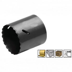 Carota HCS cu muchii de taiere ondulate, pentru taieri in materiale de izolare moi si fibroase - LWS 68/85 - Img 2