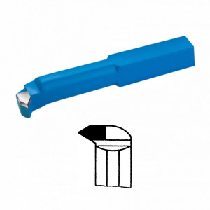 Cutite de strung, DIN283, pentru filetare pe interior, 60°, taiere pe dreapta, cu placute din carburi metalice sudate