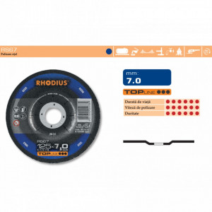 Discuri abrazive polizare otel (115-230 mm) - RS67 - Img 3