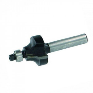 Freza cu coada, profilata 1/4 concav, placata CMS, cu rulment copier - XT60642067809 - Img 2