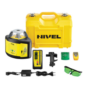 Nivela laser rotativa NL500G Digital + trepied SJJ1 + stadie LS24 - Img 3