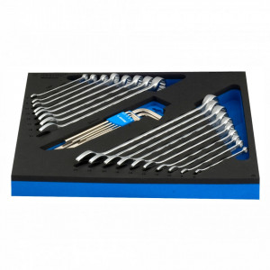 Set de chei combinate si chei hexagonale varianta lunga in modul SOS - 964/2DSOS - UNIOR