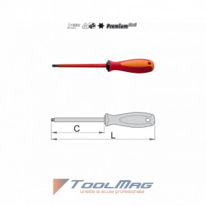 Surubelnite profil TORX® cu lama izolata la 1000 V - 621VDETBI - Img 2